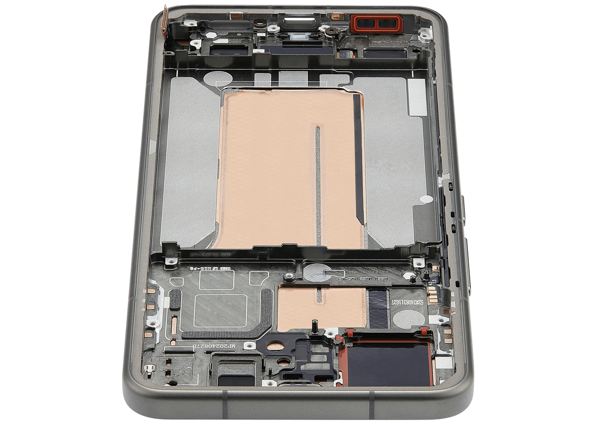OLED Assembly With Frame For Xiaomi 15 Pro (Refurbished) (Green) – device repair component close-up – OLED Display Replacement for phone repair