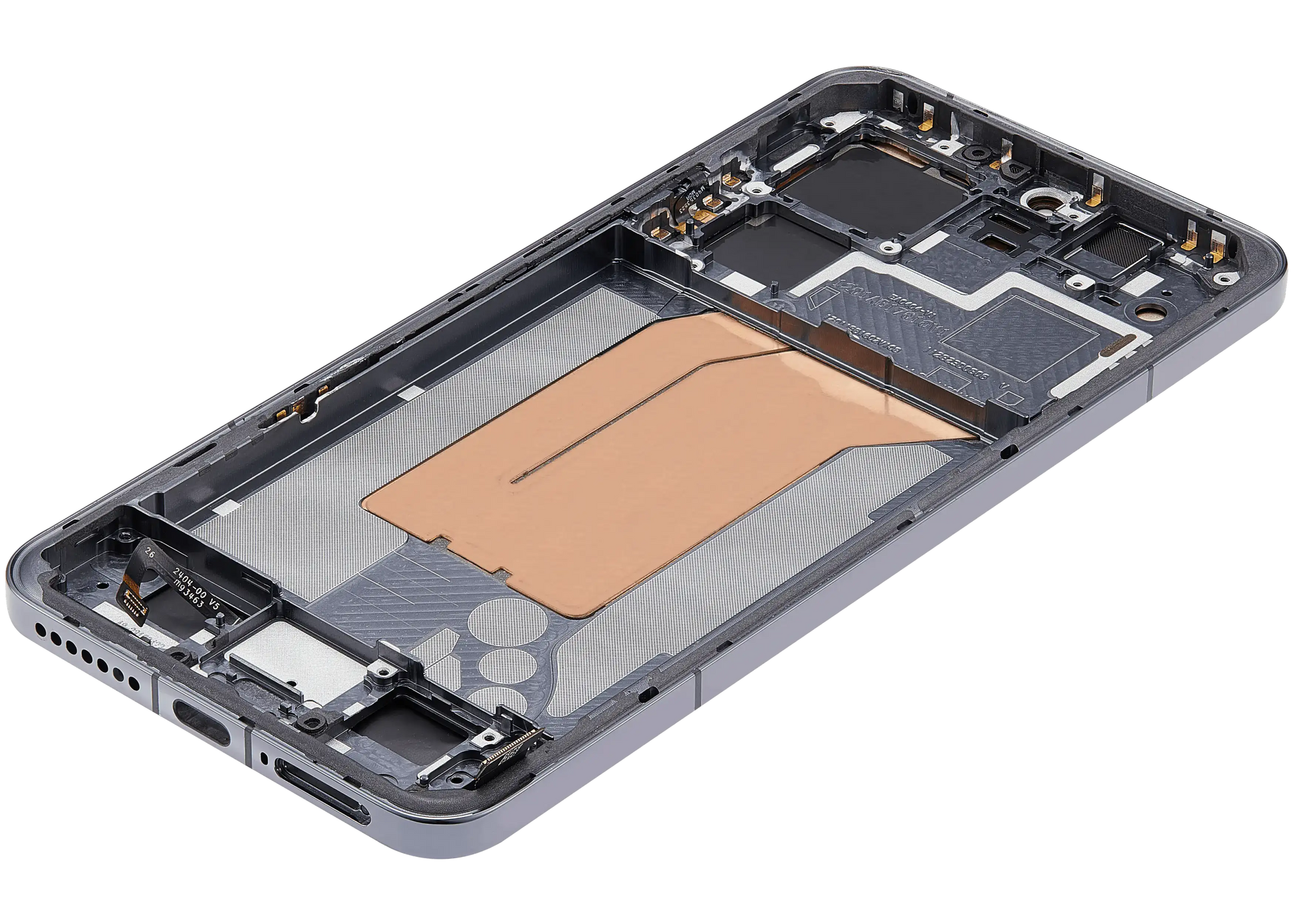 OLED Assembly With Frame For Xiaomi 14 Pro (Refurbished) (Black) – repair component detail view – OLED Display Replacement for phone repair