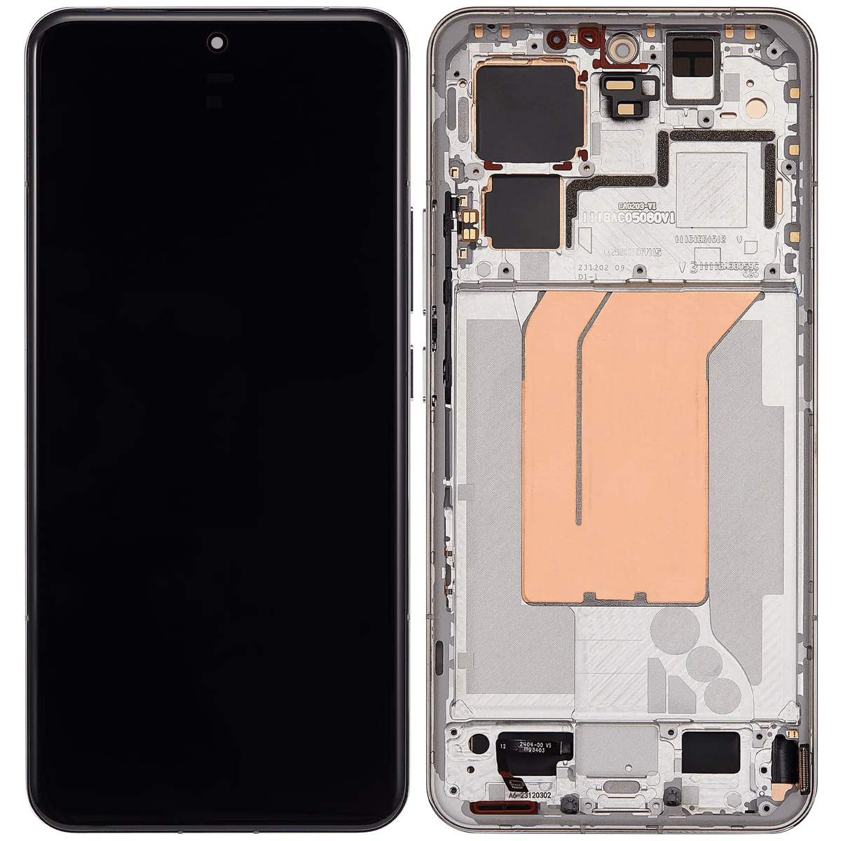 OLED Assembly With Frame For Xiaomi 14 Pro (Refurbished) (Silver) – repair part compatibility view – OLED Display Replacement for phone repair
