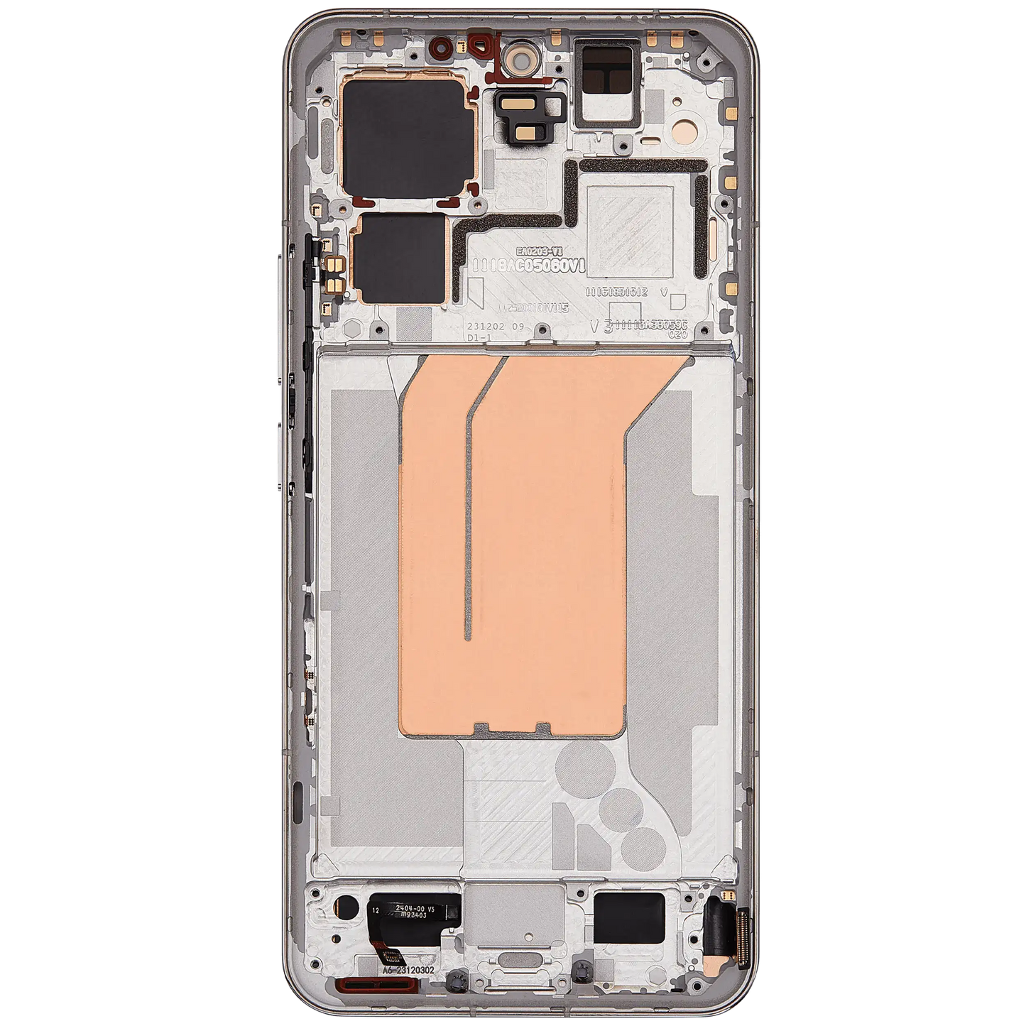 OLED Assembly With Frame For Xiaomi 14 Pro (Refurbished) (Silver) – technician repair part view – OLED Display Replacement for phone repair