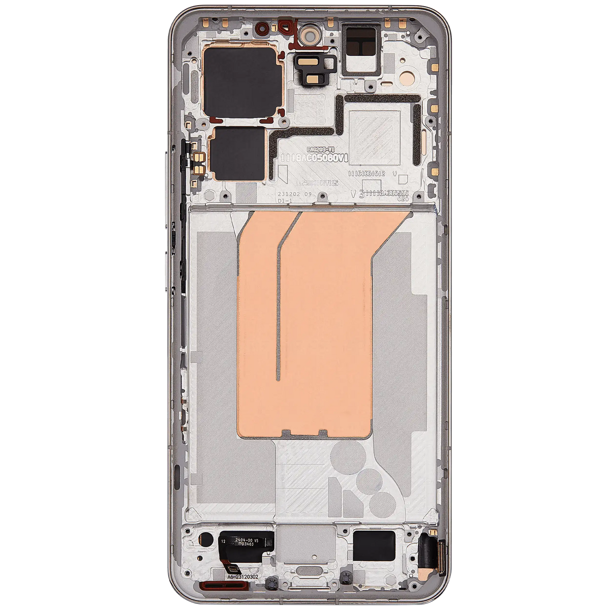 OLED Assembly With Frame For Xiaomi 14 Pro (Refurbished) (Silver) – technician repair part view – OLED Display Replacement for phone repair