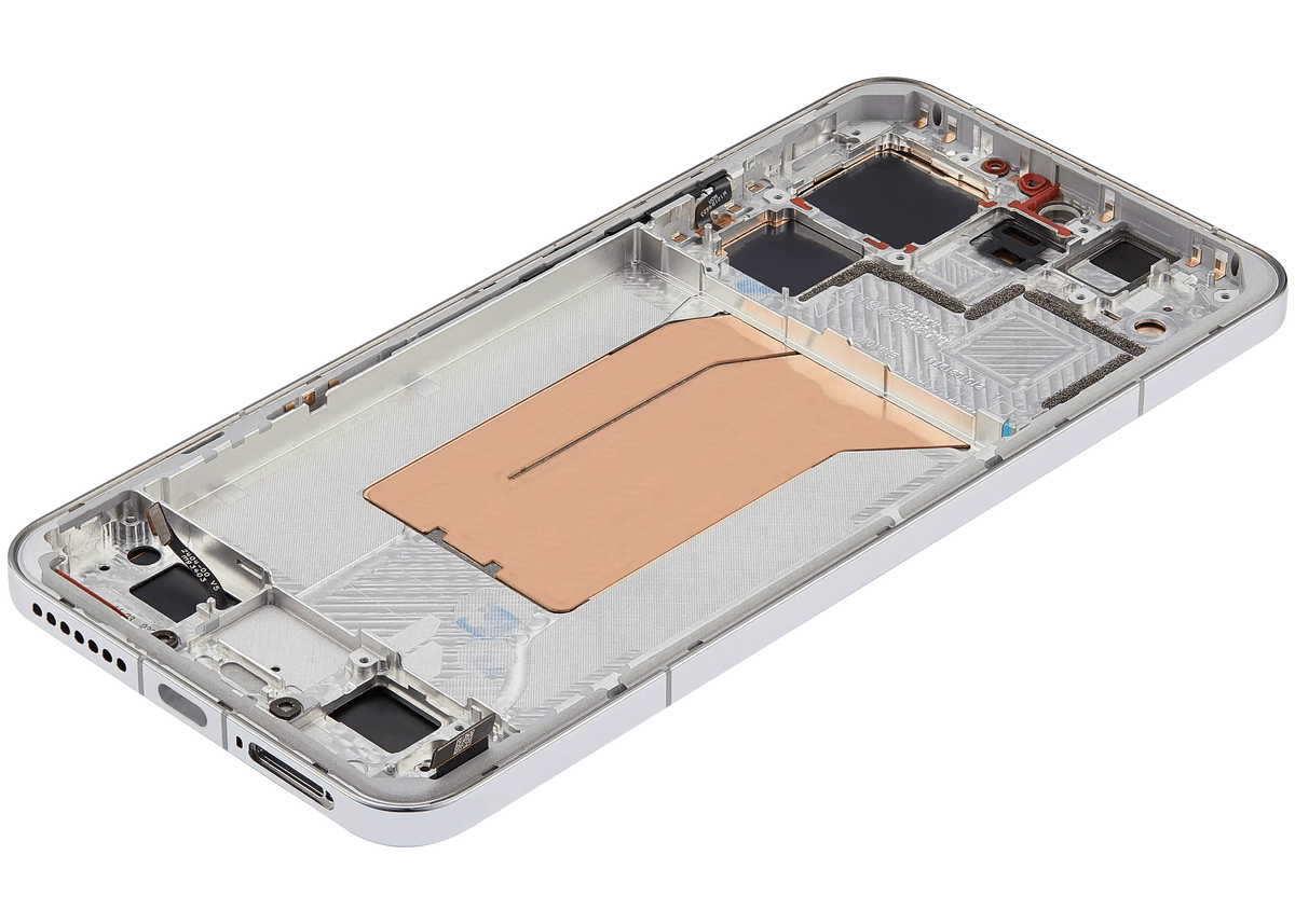 OLED Assembly With Frame For Xiaomi 14 Pro (Refurbished) (Silver) – repair component detail view – OLED Display Replacement for phone repair
