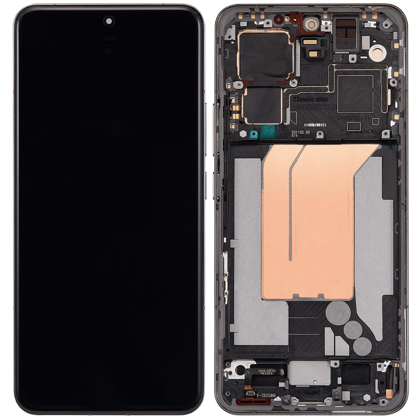 OLED Assembly With Frame For Xiaomi 14 Pro (Refurbished) (Titanium) – repair part compatibility view – OLED Display Replacement for phone repair