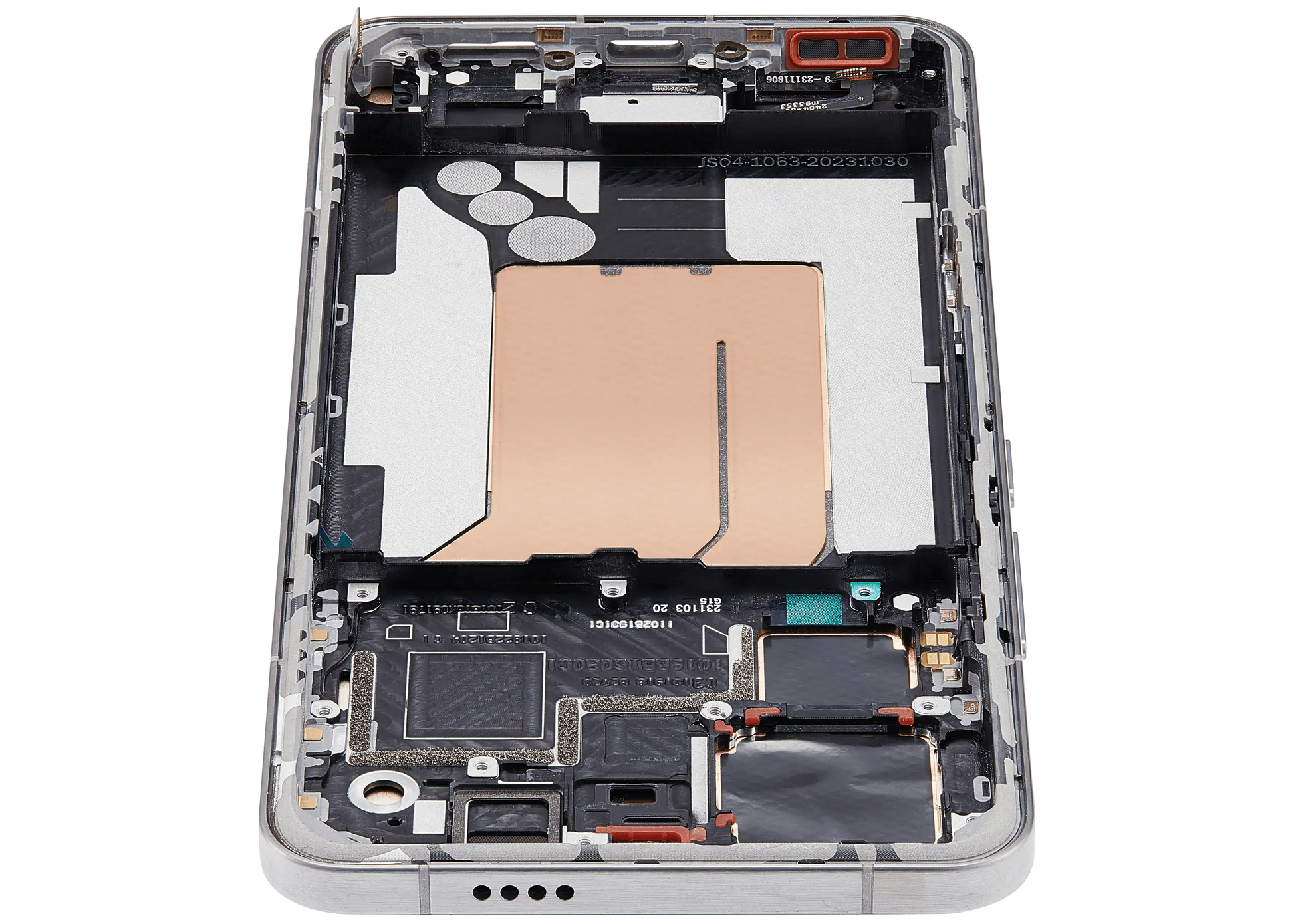 OLED Assembly With Frame For Xiaomi 14 Pro (Refurbished) (Titanium) – device repair component close-up – OLED Display Replacement for phone repair