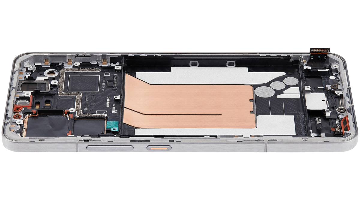 OLED Assembly With Frame For Xiaomi 14 Pro (Refurbished) (Titanium) – replacement component detailed view – OLED Display Replacement for phone repair