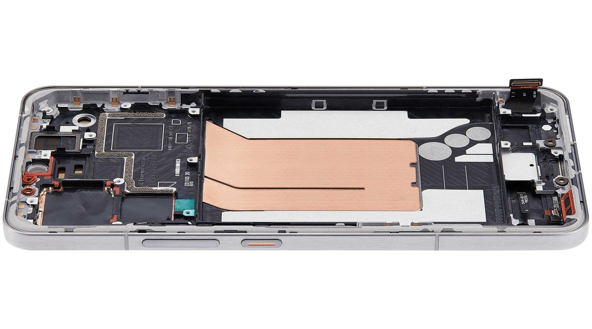 OLED Assembly With Frame For Xiaomi 14 Pro (Refurbished) (Titanium) – replacement component detailed view – OLED Display Replacement for phone repair