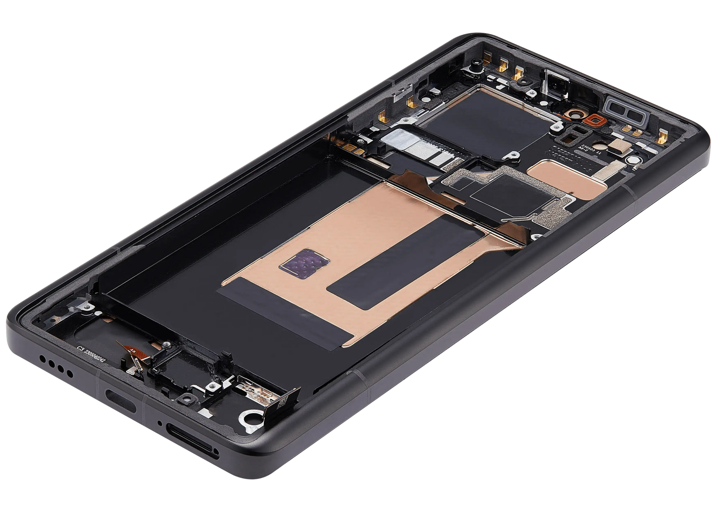 OLED Assembly With Frame For Xiaomi 13 Ultra (Refurbished) (Black) – repair component detail view – OLED Display Replacement for phone repair