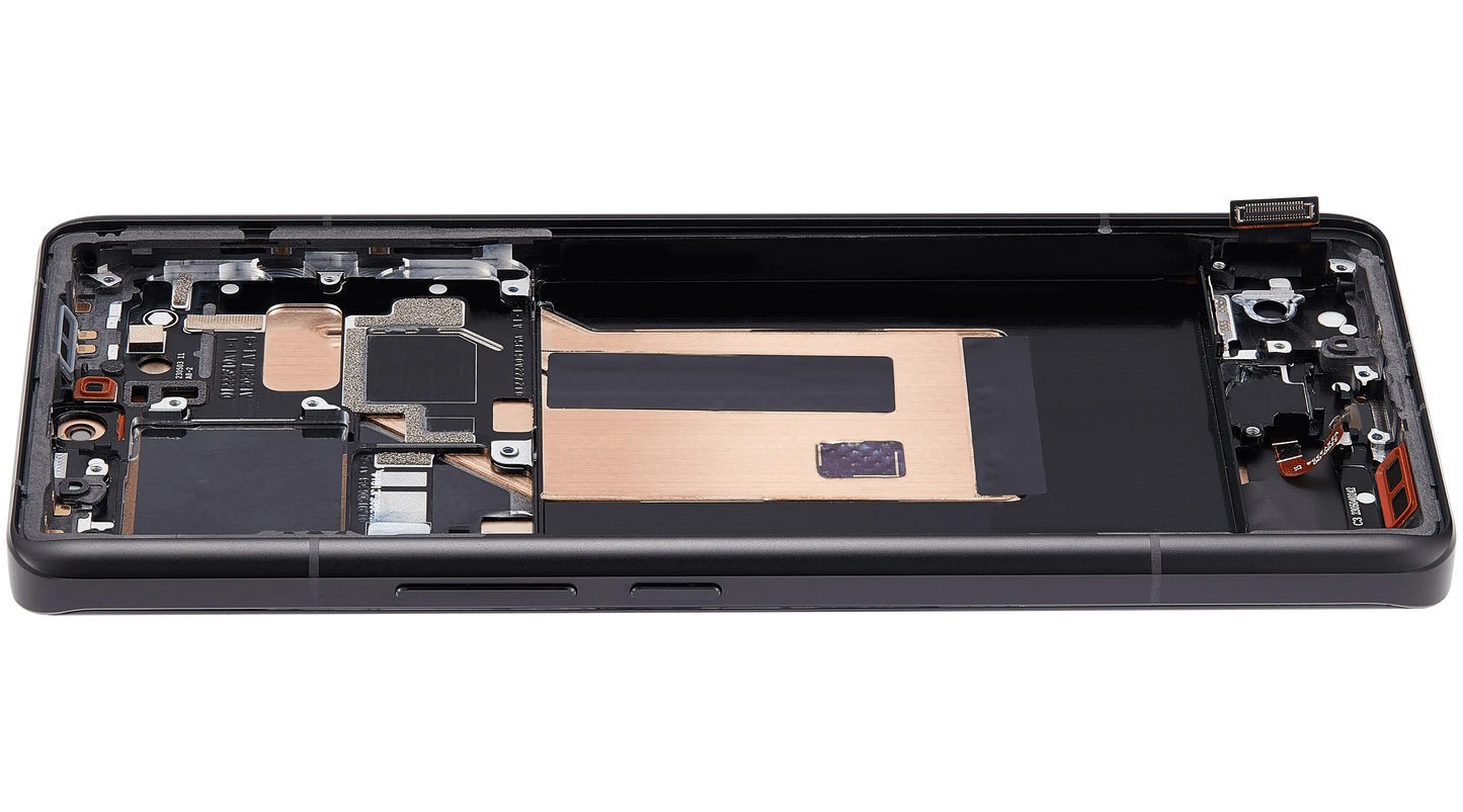 OLED Assembly With Frame For Xiaomi 13 Ultra (Refurbished) (Black) – replacement component detailed view – OLED Display Replacement for phone repair
