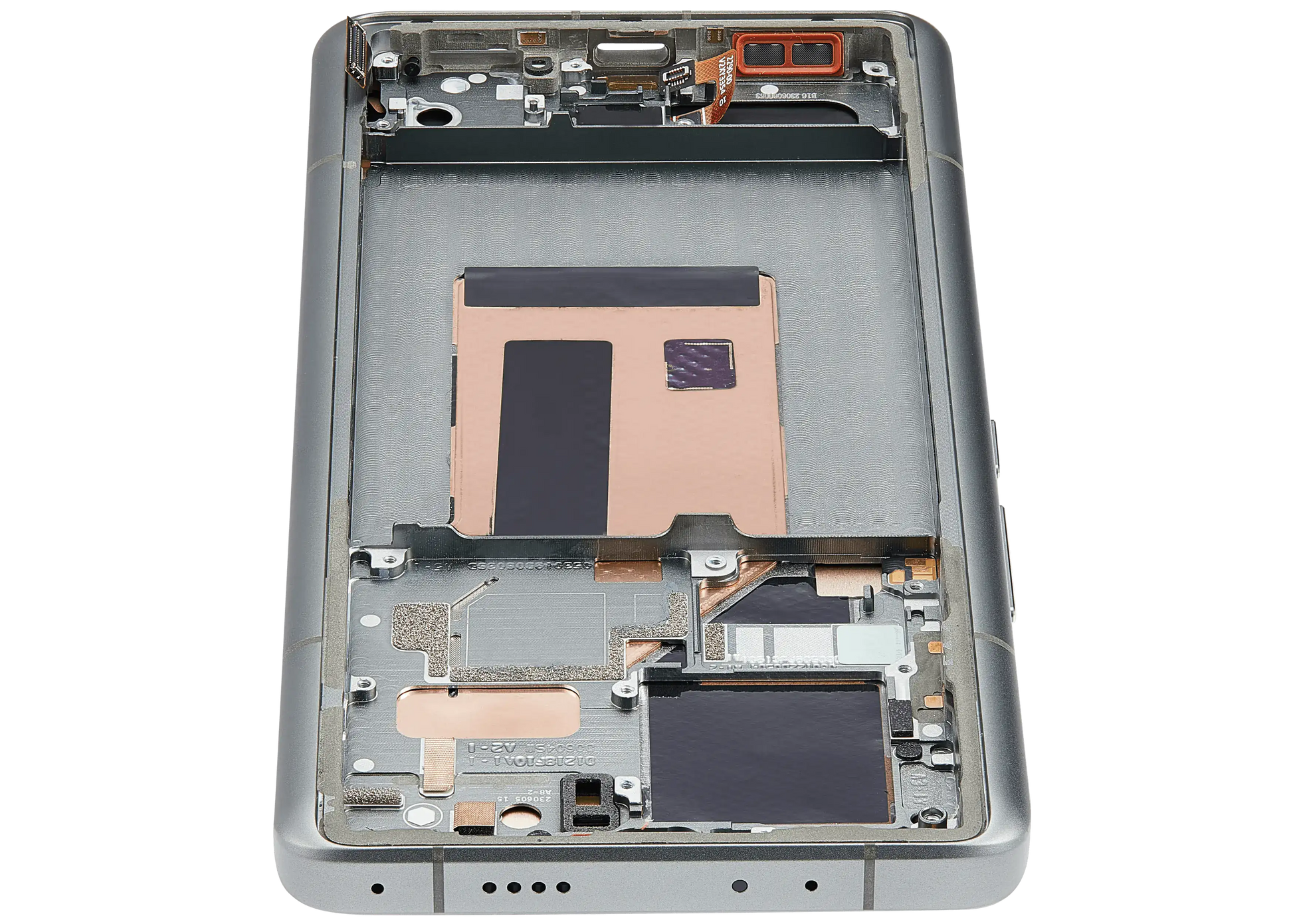 OLED Assembly With Frame For Xiaomi 13 Ultra (Refurbished) (Olive Green) – device repair component close-up – OLED Display Replacement for phone repair