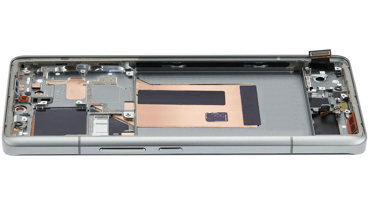 OLED Assembly With Frame For Xiaomi 13 Ultra (Refurbished) (Olive Green) – replacement component detailed view – OLED Display Replacement for phone repair