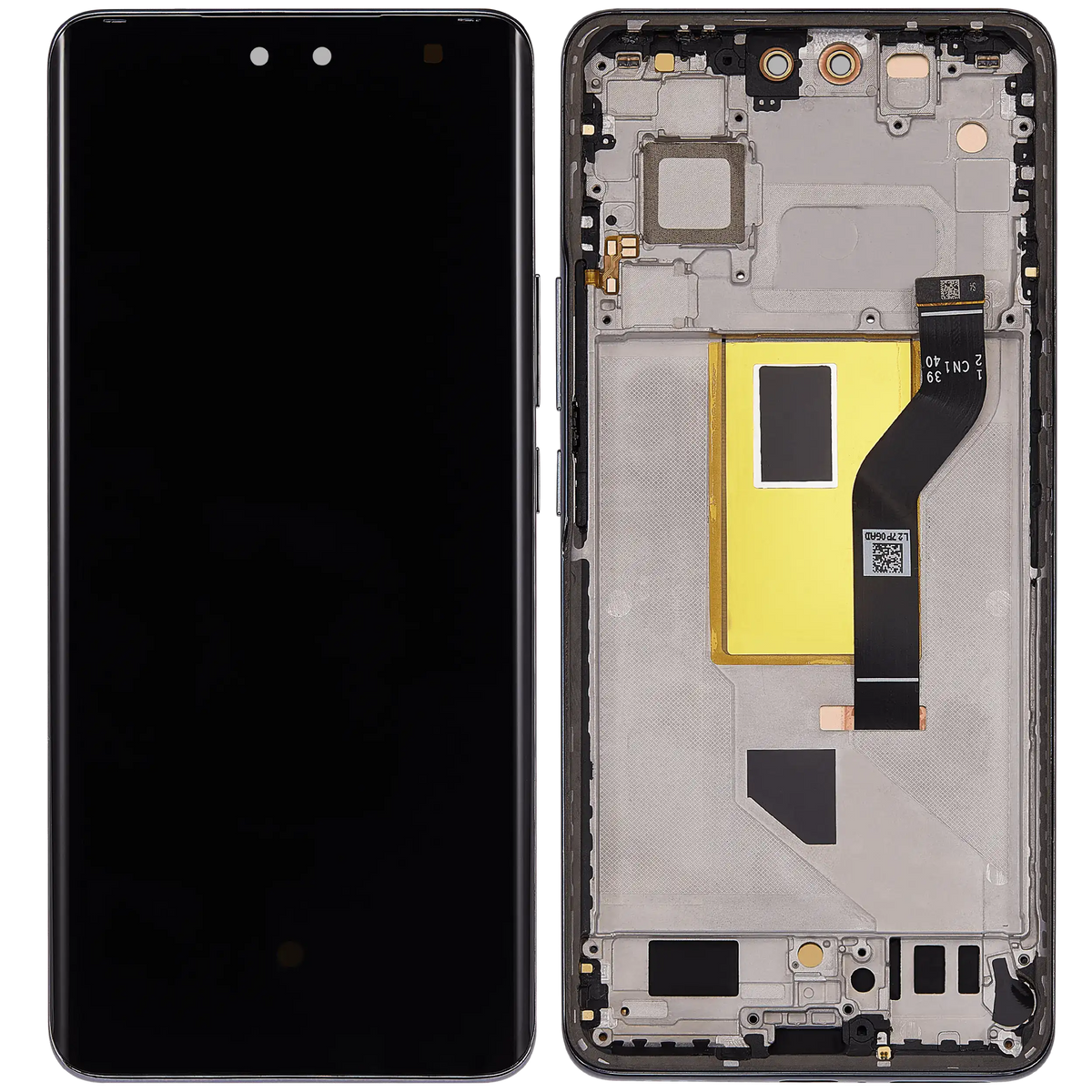 OLED Assembly With Frame For Xiaomi 13 Lite / Civi 2 (Refurbished) (Black) – repair part compatibility view – OLED Display Replacement for phone repair
