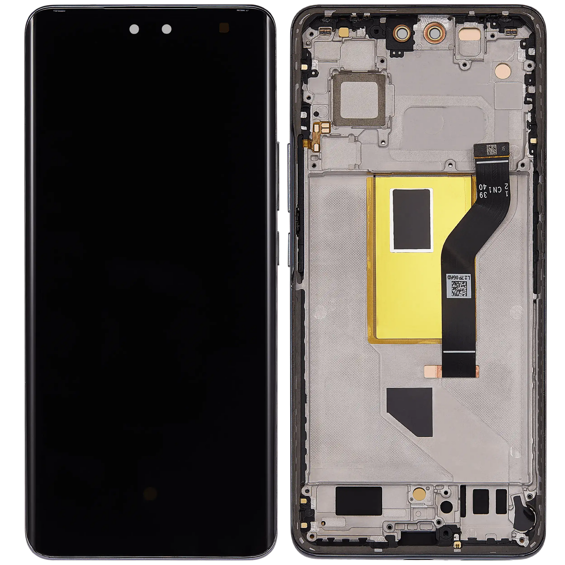 OLED Assembly With Frame For Xiaomi 13 Lite / Civi 2 (Refurbished) (Black) – repair part compatibility view – OLED Display Replacement for phone repair