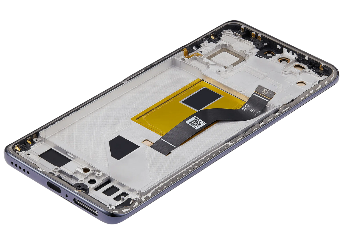 OLED Assembly With Frame For Xiaomi 13 Lite / Civi 2 (Refurbished) (Black) – repair component detail view – OLED Display Replacement for phone repair