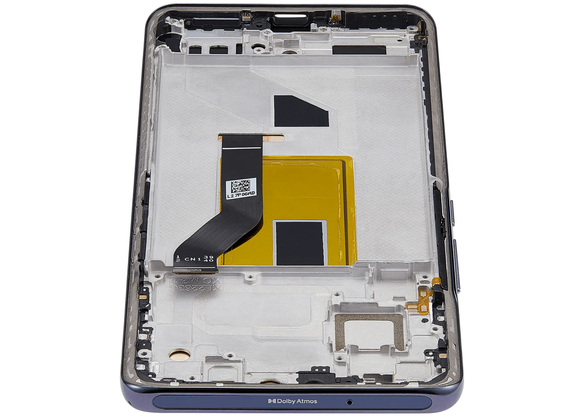 OLED Assembly With Frame For Xiaomi 13 Lite / Civi 2 (Refurbished) (Black) – device repair component close-up – OLED Display Replacement for phone repair