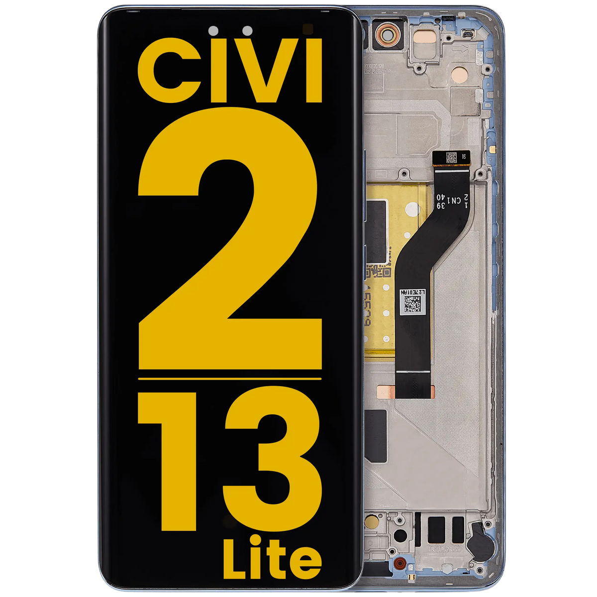 OLED Assembly With Frame For Xiaomi 13 Lite / Civi 2 (Refurbished) (Lite blue) – replacement part product view – OLED Display Replacement for phone repair