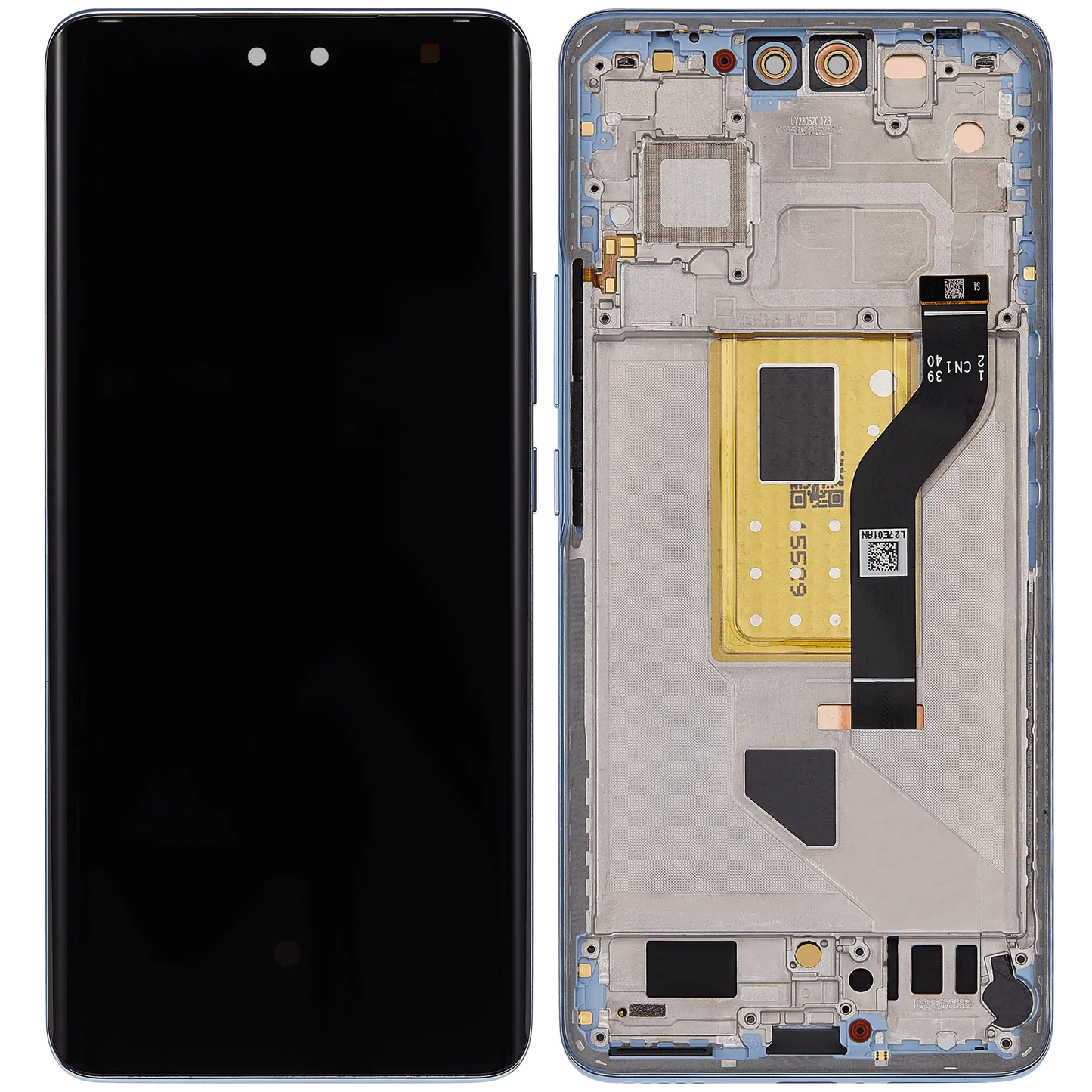 OLED Assembly With Frame For Xiaomi 13 Lite / Civi 2 (Refurbished) (Lite blue) – repair part compatibility view – OLED Display Replacement for phone repair