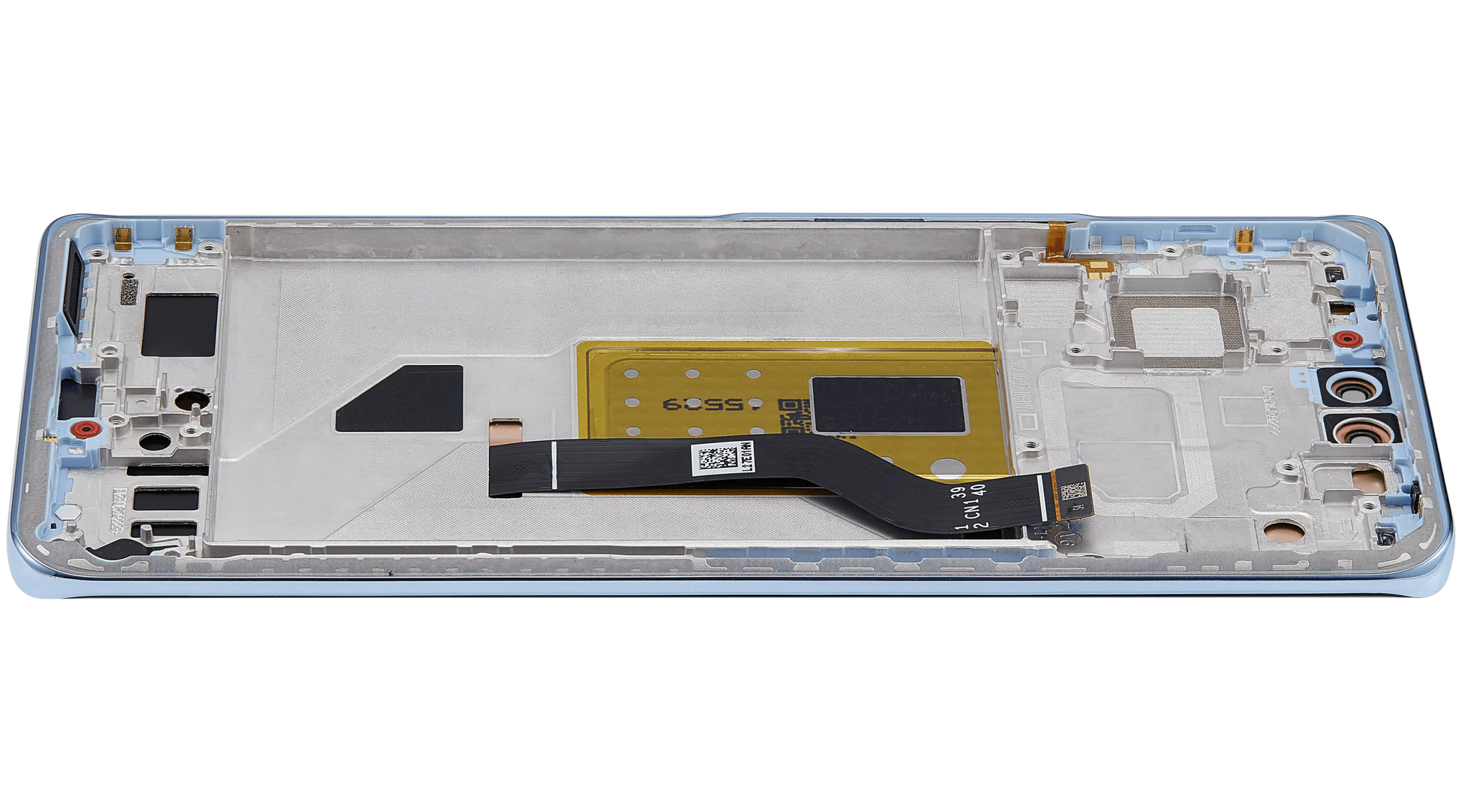 OLED Assembly With Frame For Xiaomi 13 Lite / Civi 2 (Refurbished) (Lite blue) – phone repair part product angle – OLED Display Replacement for phone repair