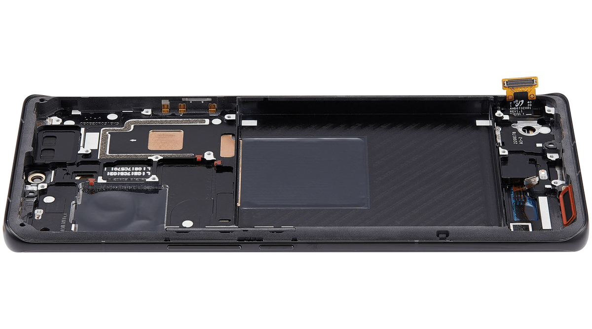 OLED Assembly With Frame For Xiaomi 12S Ultra (Refurbished) (Black) – replacement component detailed view – OLED Display Replacement for phone repair