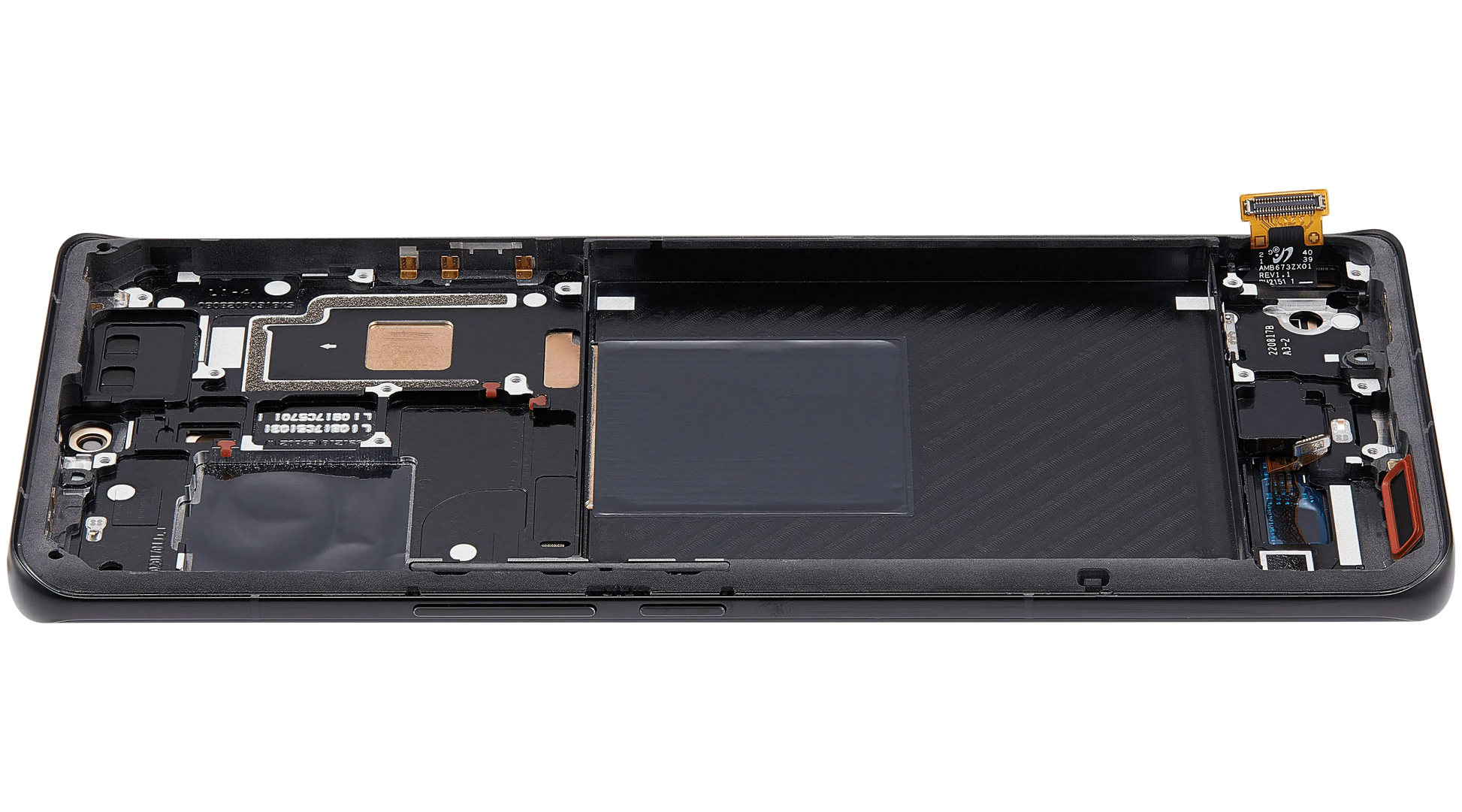 OLED Assembly With Frame For Xiaomi 12S Ultra (Refurbished) (Black) – replacement component detailed view – OLED Display Replacement for phone repair