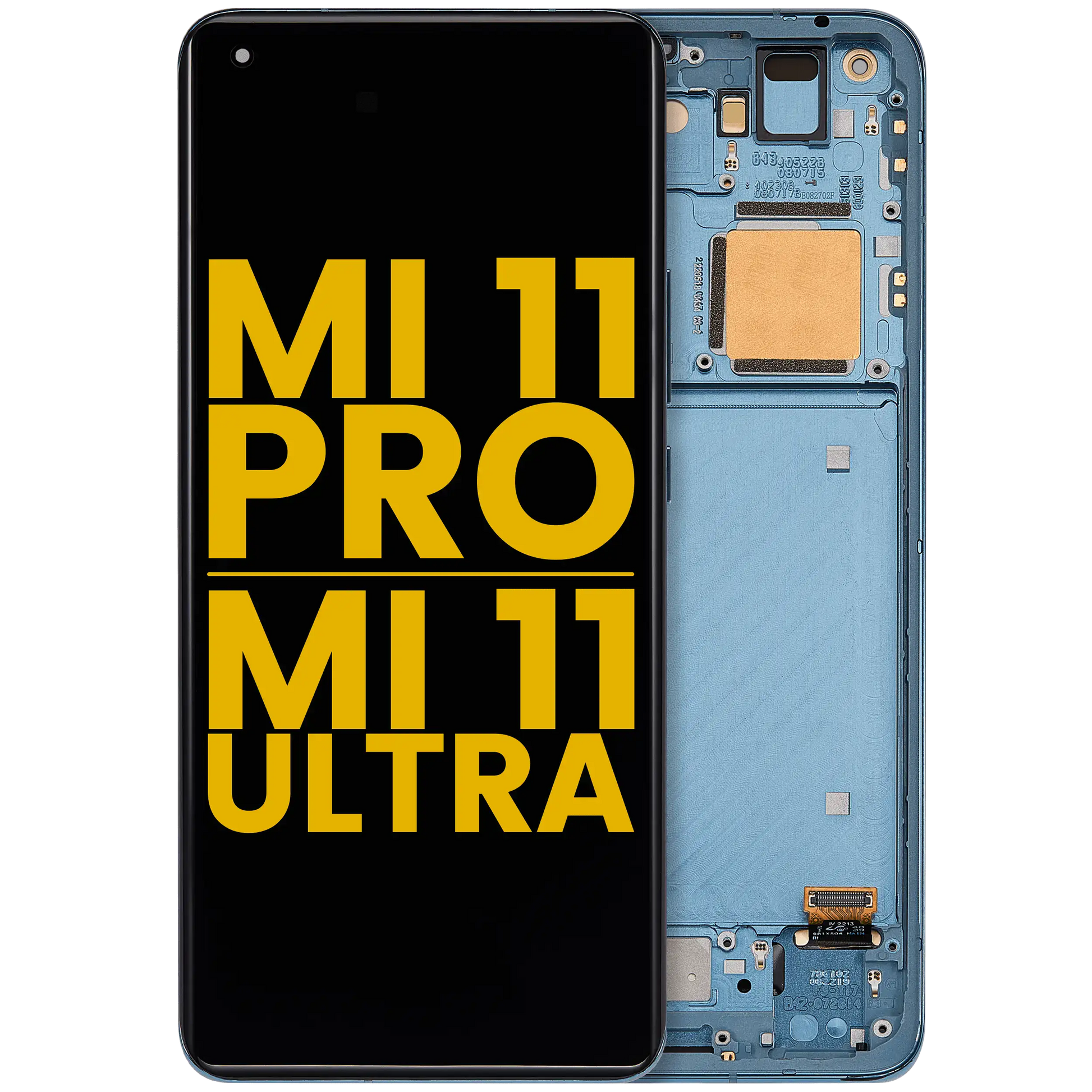 OLED Assembly With Frame For Xiaomi Mi 11 Pro / Mi 11 Ultra (Refurbished) (Green) - replacement part product image SKU 107182128953 - image 1