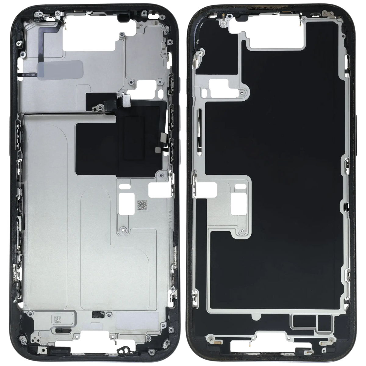 Mid-Frame Housing W/ Small Parts For iPhone 16 Pro (US Version) (Used OEM Pull: Grade B) (Black Titanium) — product photo 6