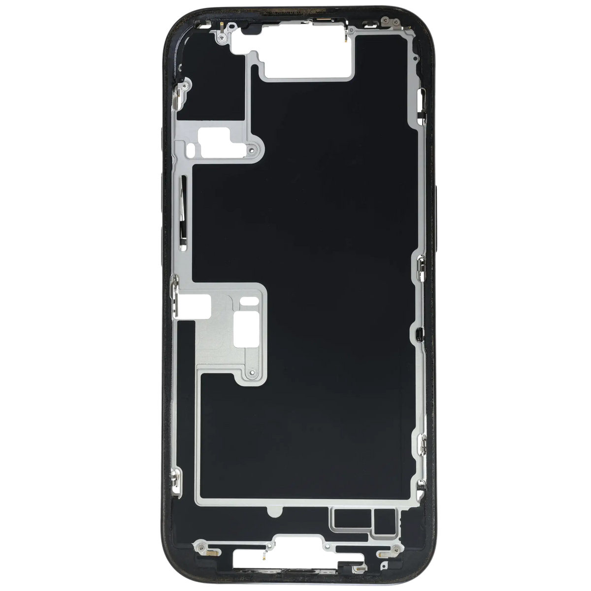 Mid-Frame Housing W/ Small Parts For iPhone 16 Pro (US Version) (Used OEM Pull: Grade B) (Black Titanium) — product photo 3