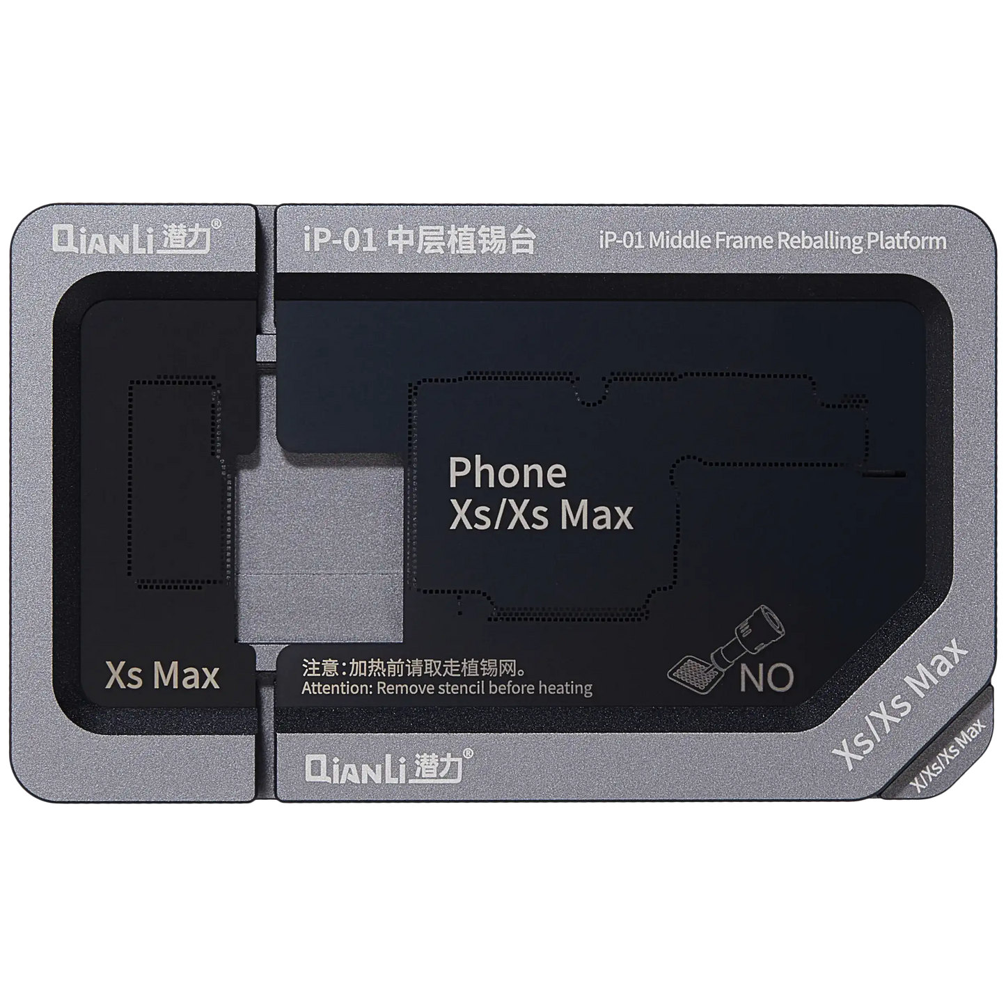 Metal Middle Frame Reballing Platform (IP-01) For iPhone X / XS / XS Max (Qianli)