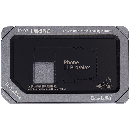 Metal Middle Frame Reballing Platform (IP-02) For iPhone 11 / 11 Pro / 11 Pro Max (Qianli)