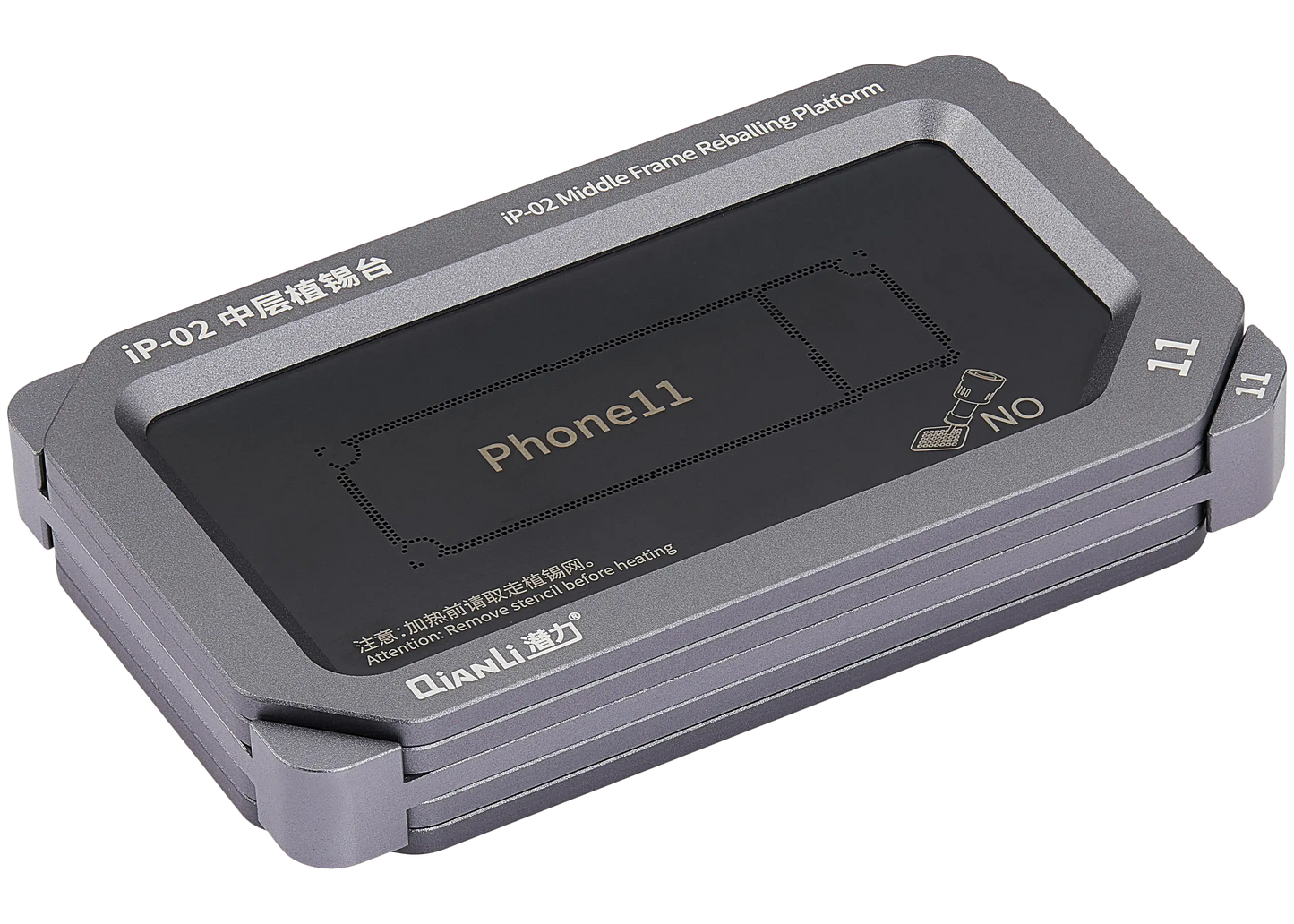 Metal Middle Frame Reballing Platform (IP-02) For iPhone 11 / 11 Pro / 11 Pro Max (Qianli)