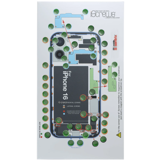 iScrews Position Mat For iPhone 16 (dottorpod)