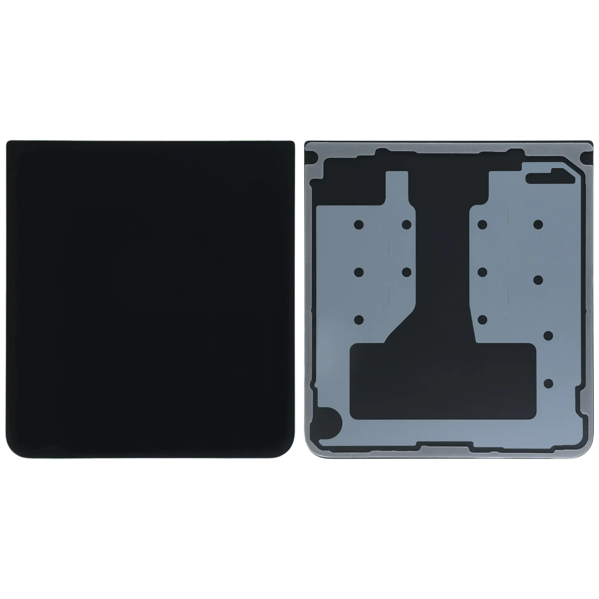 Bottom Back Cover For Samsung Galaxy Z Flip 7 5G (Service Pack) (Jet Black) - Replacement iPhone Parts