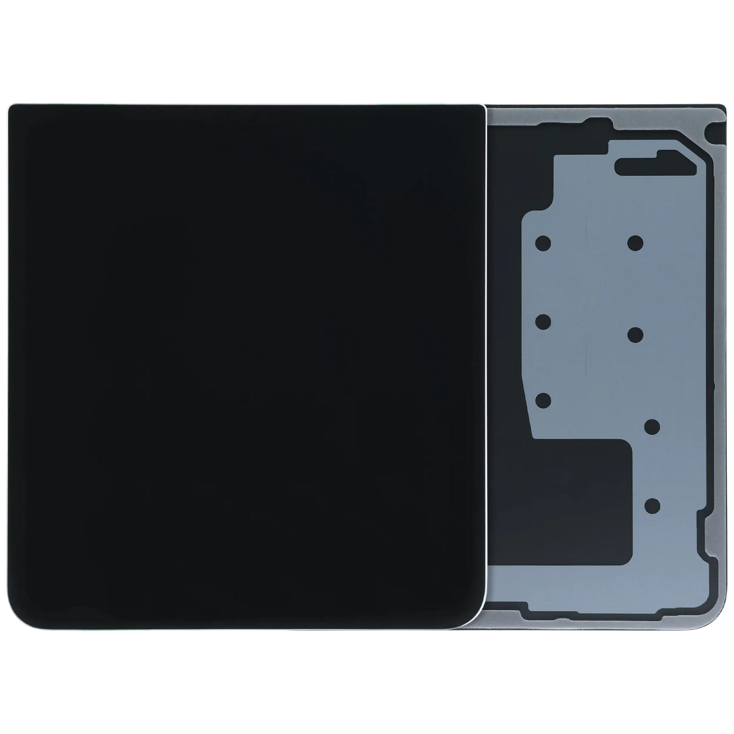 Bottom Back Cover For Samsung Galaxy Z Flip 7 5G (Service Pack) (Jet Black) - Replacement iPhone Parts