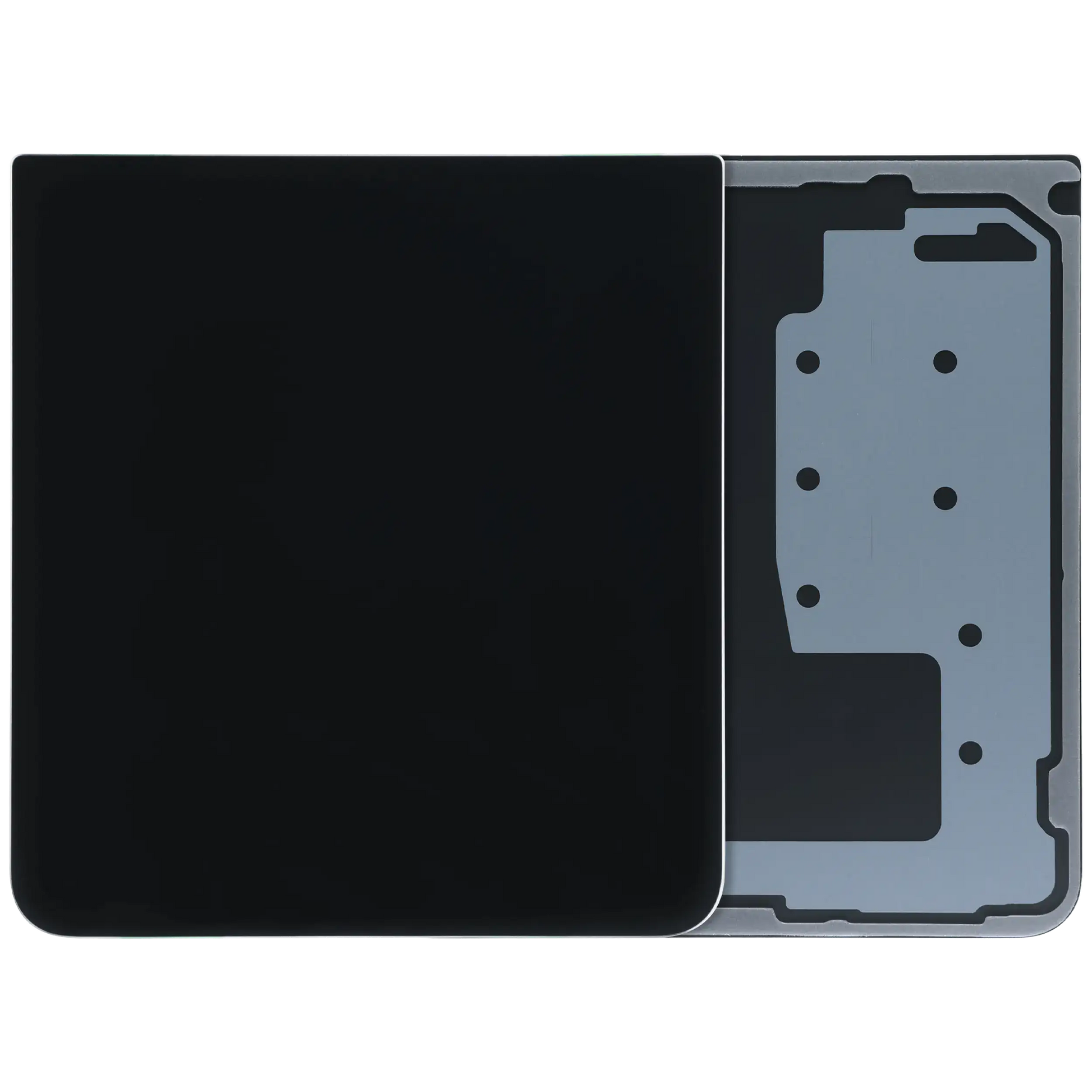 Bottom Back Cover For Samsung Galaxy Z Flip 7 5G (Service Pack) (Jet Black) - Replacement iPhone Parts