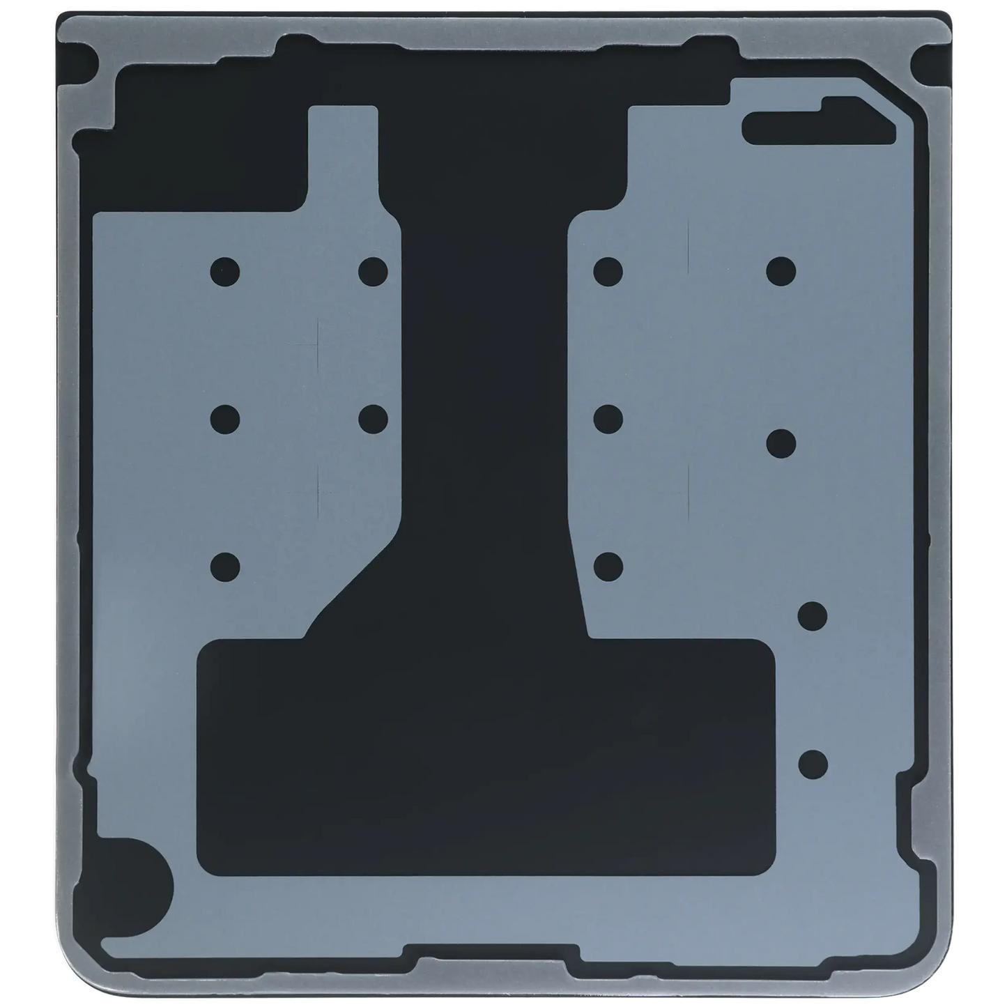 Bottom Back Cover For Samsung Galaxy Z Flip 7 5G (Service Pack) (Jet Black) - Replacement iPhone Parts