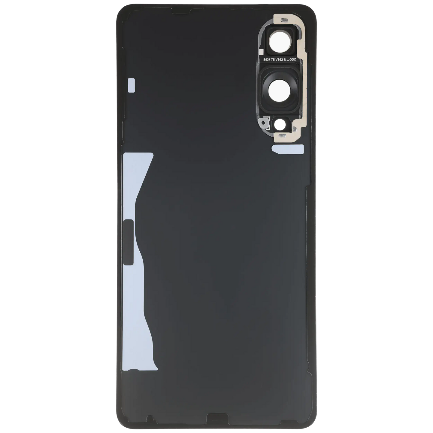 Back Cover Glass With Camera Lens For Samsung Galaxy S25 Edge 5G (Service Pack) (Titanium Silver)