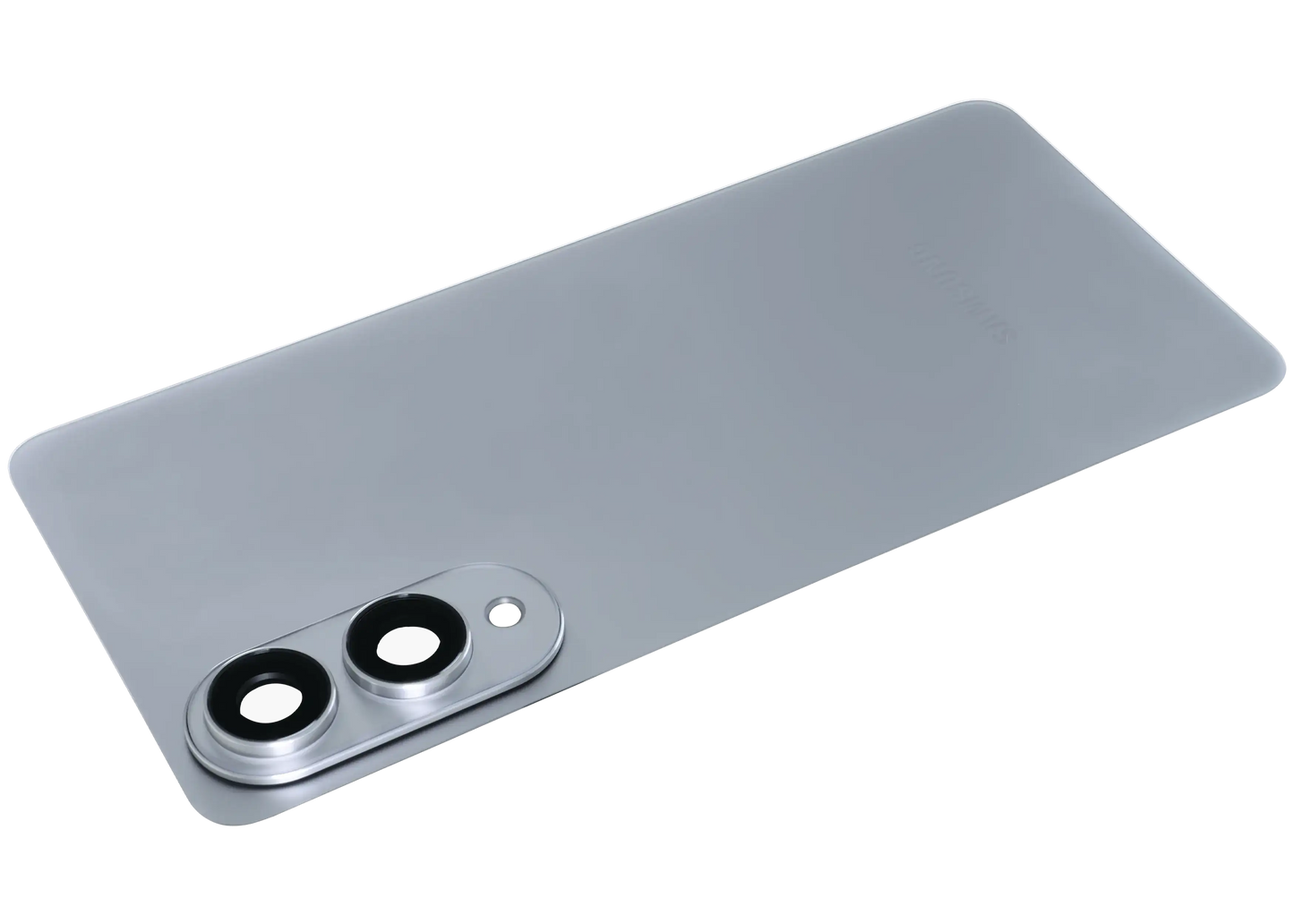 Back Cover Glass With Camera Lens For Samsung Galaxy S25 Edge 5G (Service Pack) (Titanium Silver)