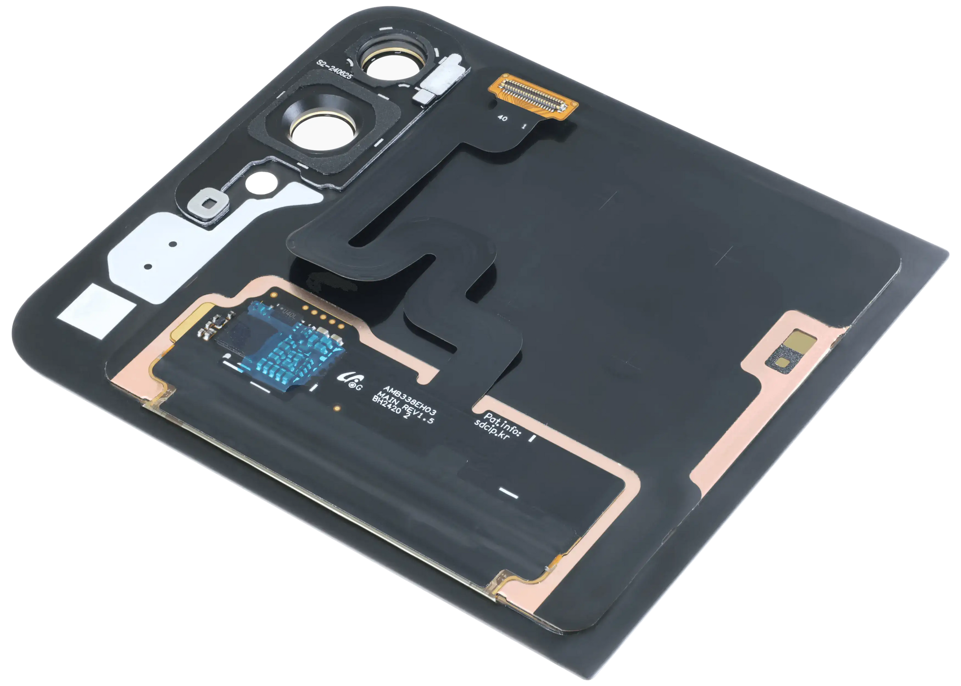 Outer OLED Assembly For Samsung Galaxy Z Flip 6 5G (US & International) (Used OEM Pull: Grade A/B) (Yellow)