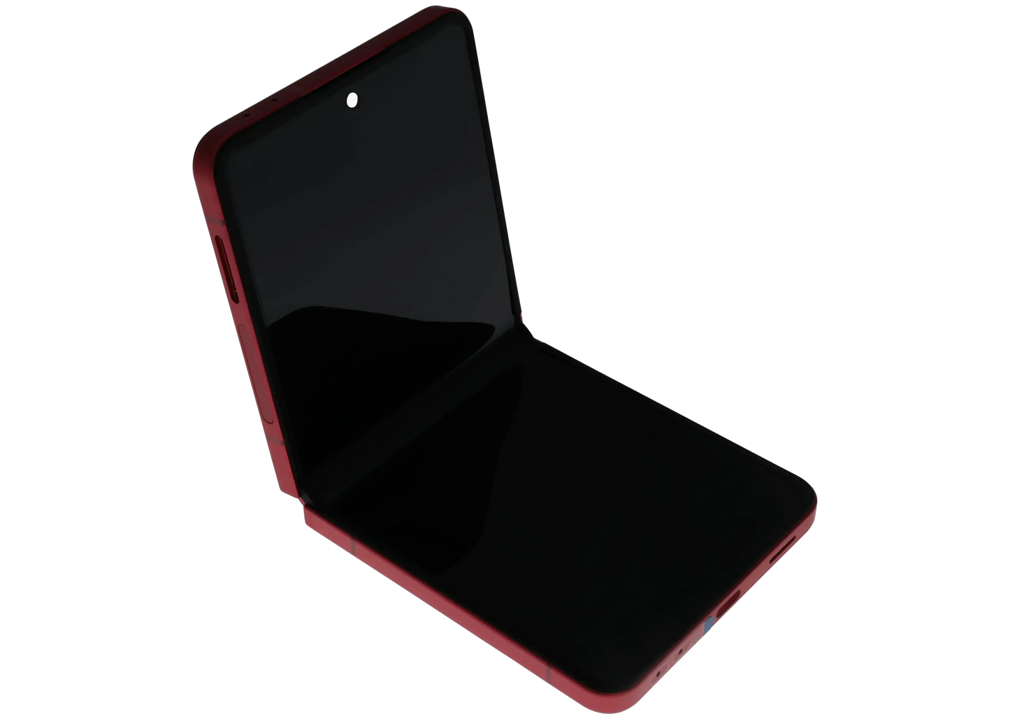 Inner OLED Assembly With Frame For Samsung Galaxy Z Flip 7 5G (US & International) (Service Pack) (Coral Red) - Replacement iPhone Parts