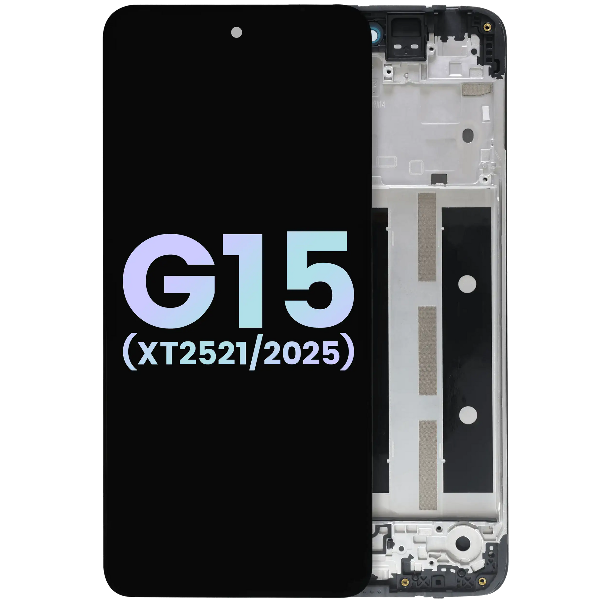 LCD Assembly With Frame For Motorola Moto G15 (XT2521 /2025) (Genuine OEM) (All Colors) replacement part SKU 107082546574 image 1