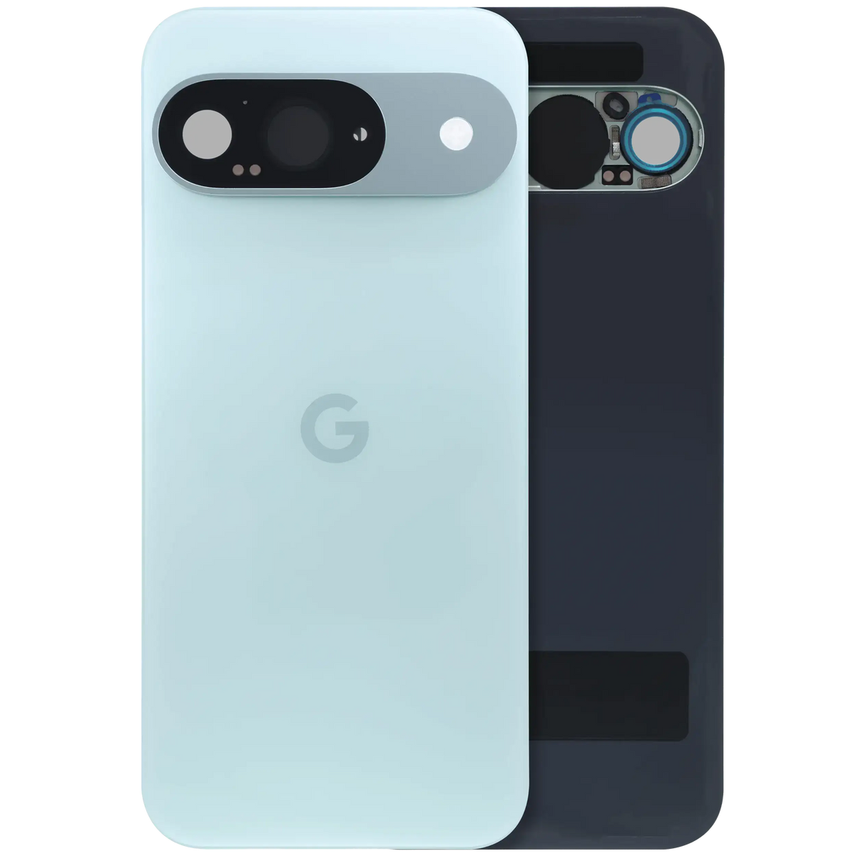 Back Cover Glass With Camera Lens For Google Pixel 9 (Used OEM Pull: Grade A) (Wintergreen) - replacement part product view