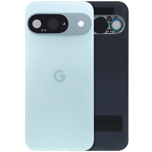 Back Cover Glass With Camera Lens For Google Pixel 9 (Used OEM Pull: Grade A) (Wintergreen) - replacement part product view