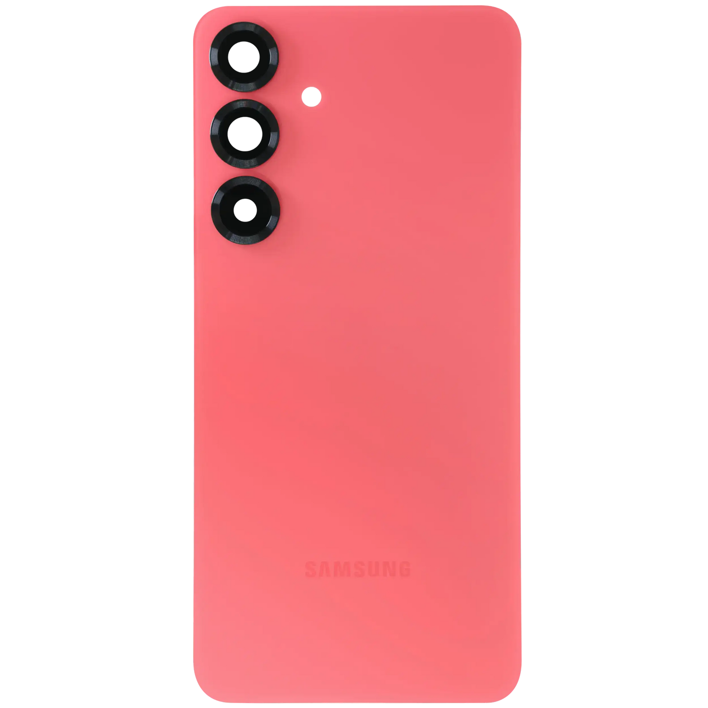 Back Cover Glass With Camera Lens For Samsung Galaxy S25 Plus 5G (Service Pack) (Coral Red)