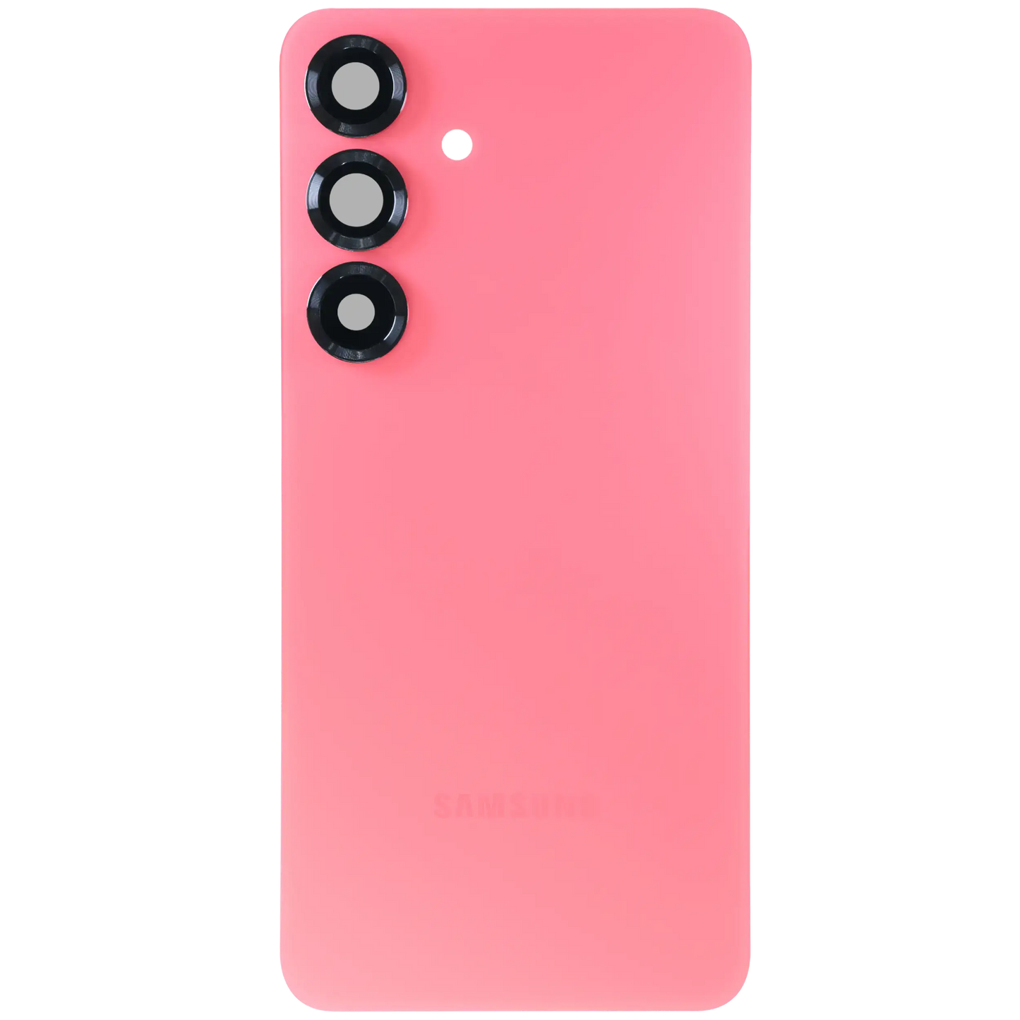 Back Cover Glass With Camera Lens For Samsung Galaxy S25 5G (Service Pack) (Coral Red)