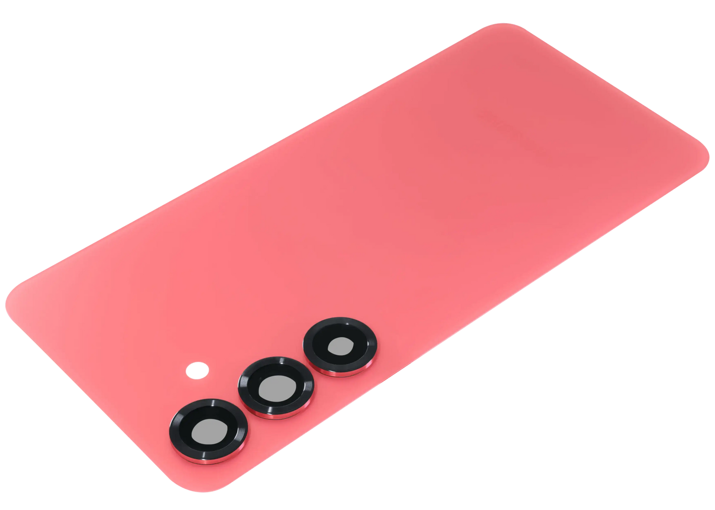 Back Cover Glass With Camera Lens For Samsung Galaxy S25 5G (Service Pack) (Coral Red)