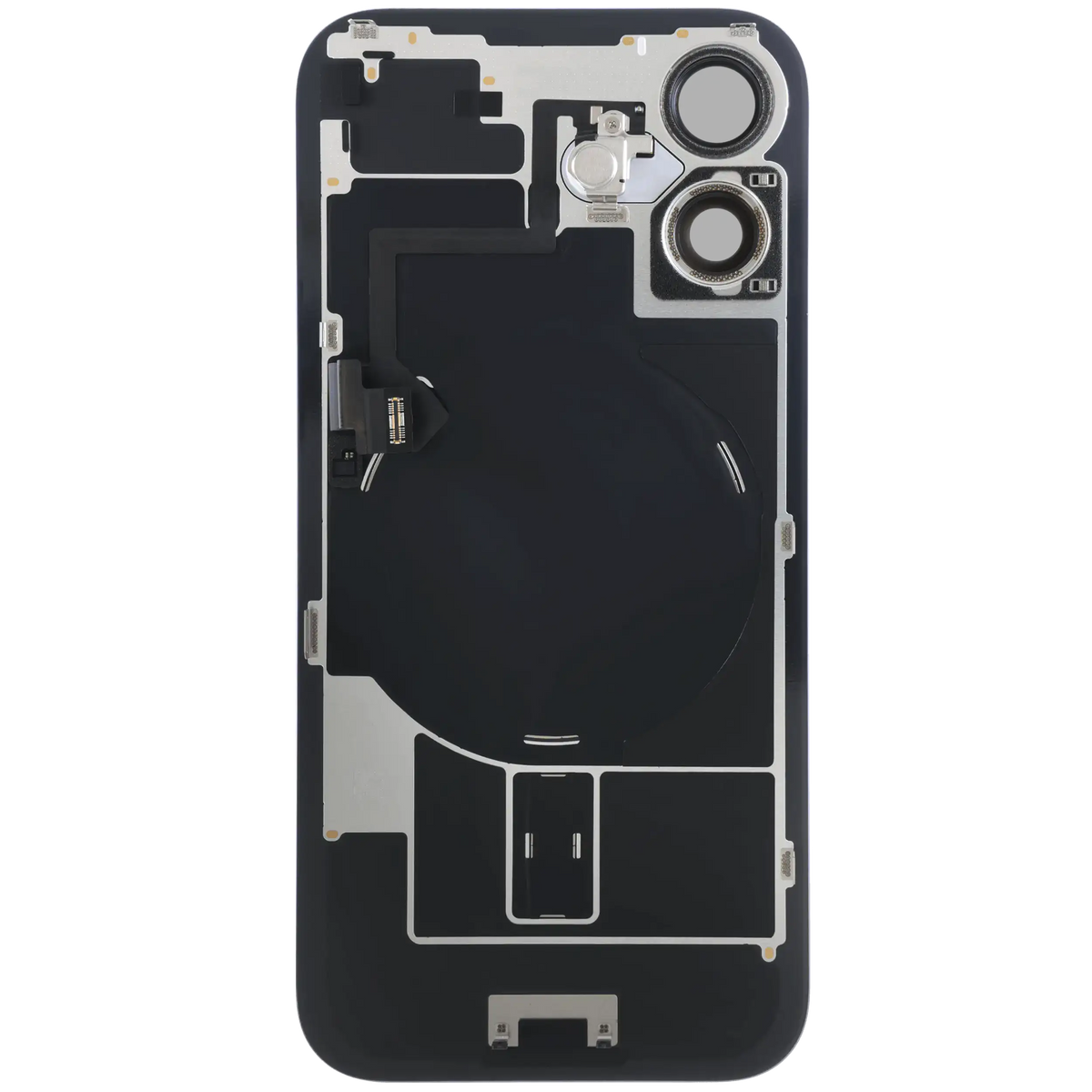 Back Glass w/ MagSafe Magnet & NFC & Flashlight Flex For iPhone 16 (Service Pack) (Ultramarine) — product photo 3