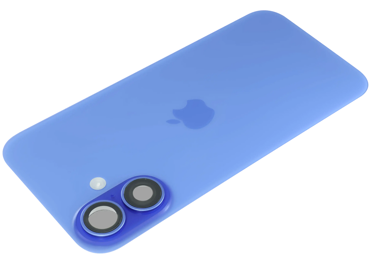 Back Glass w/ MagSafe Magnet & NFC & Flashlight Flex For iPhone 16 (Service Pack) (Ultramarine) — product photo 4