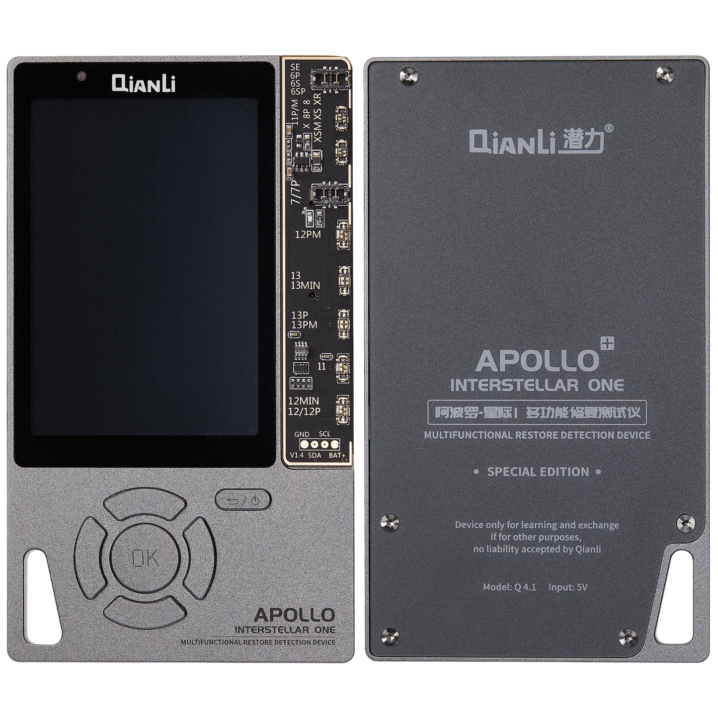 Apollo Interstellar Restore Program And Reading Device (True Tone / Battery Data / Vibrator / MFI Tester / EEPROM Programmer) (Display Up To 11 Pro Ma