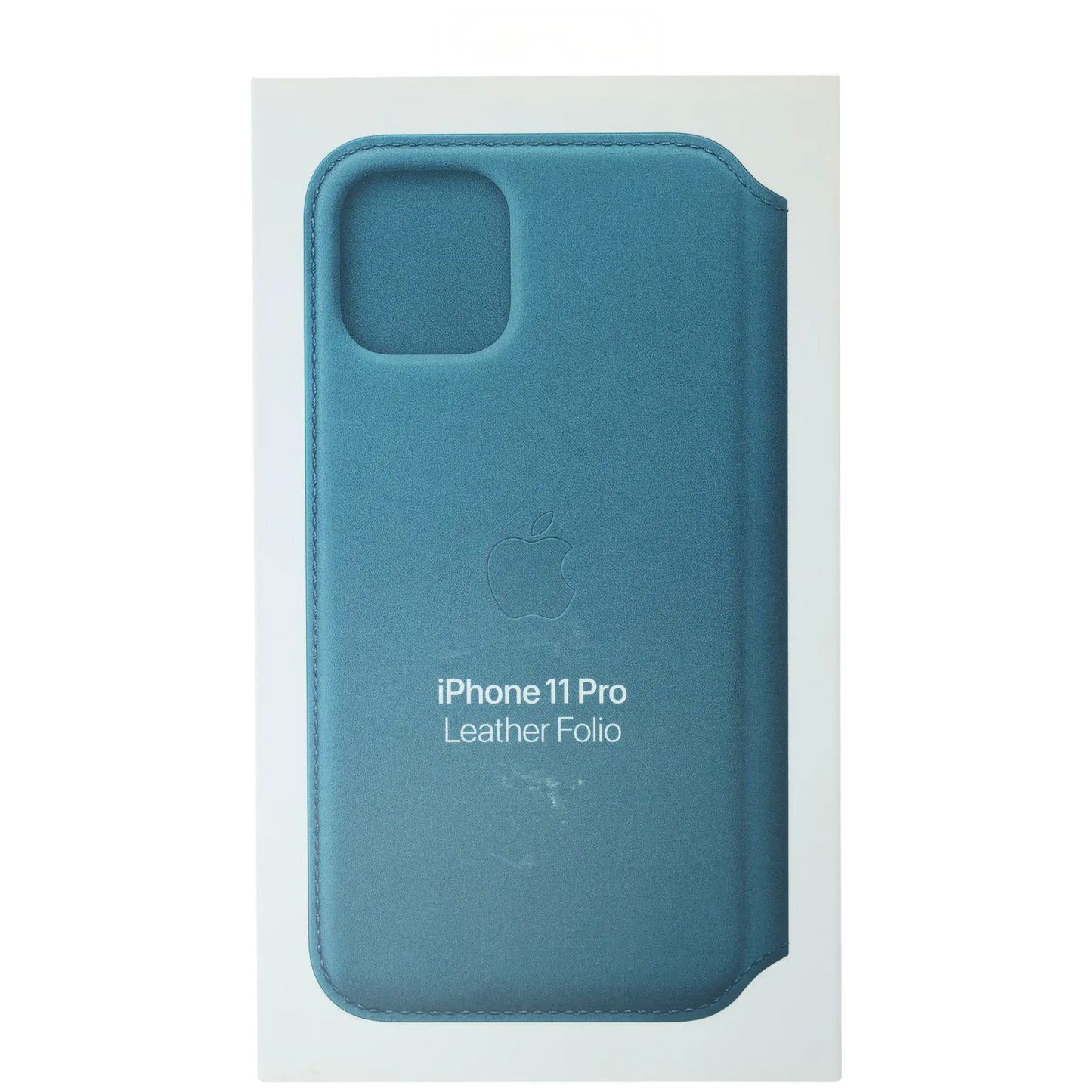 Apple Leather Folio Case for iPhone 11 Pro (OEM Brand New, Retail Packaging) (Peacock)