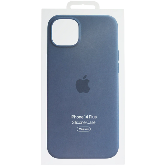 Silicon Case with MagSafe For iPhone 14 Plus (OEM Grade New) (Storm Blue)