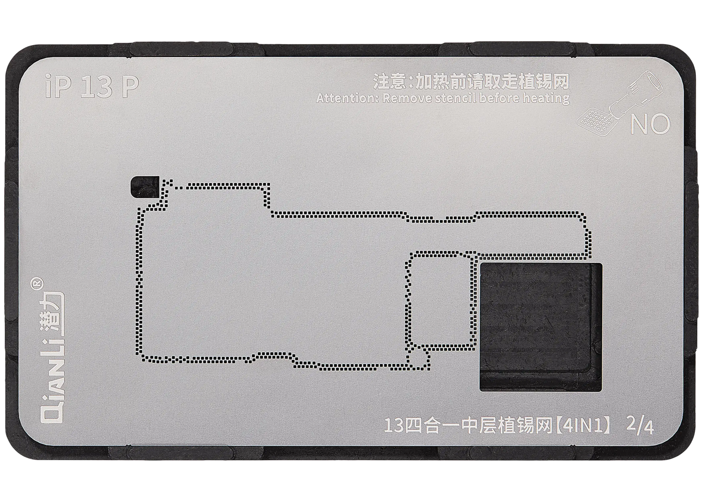 4 in 1 Middle Frame Reballing Platform (Without Cover) For iPhone 13 / 13 Mini / 13 Pro / 13 Pro Max (Qianli)